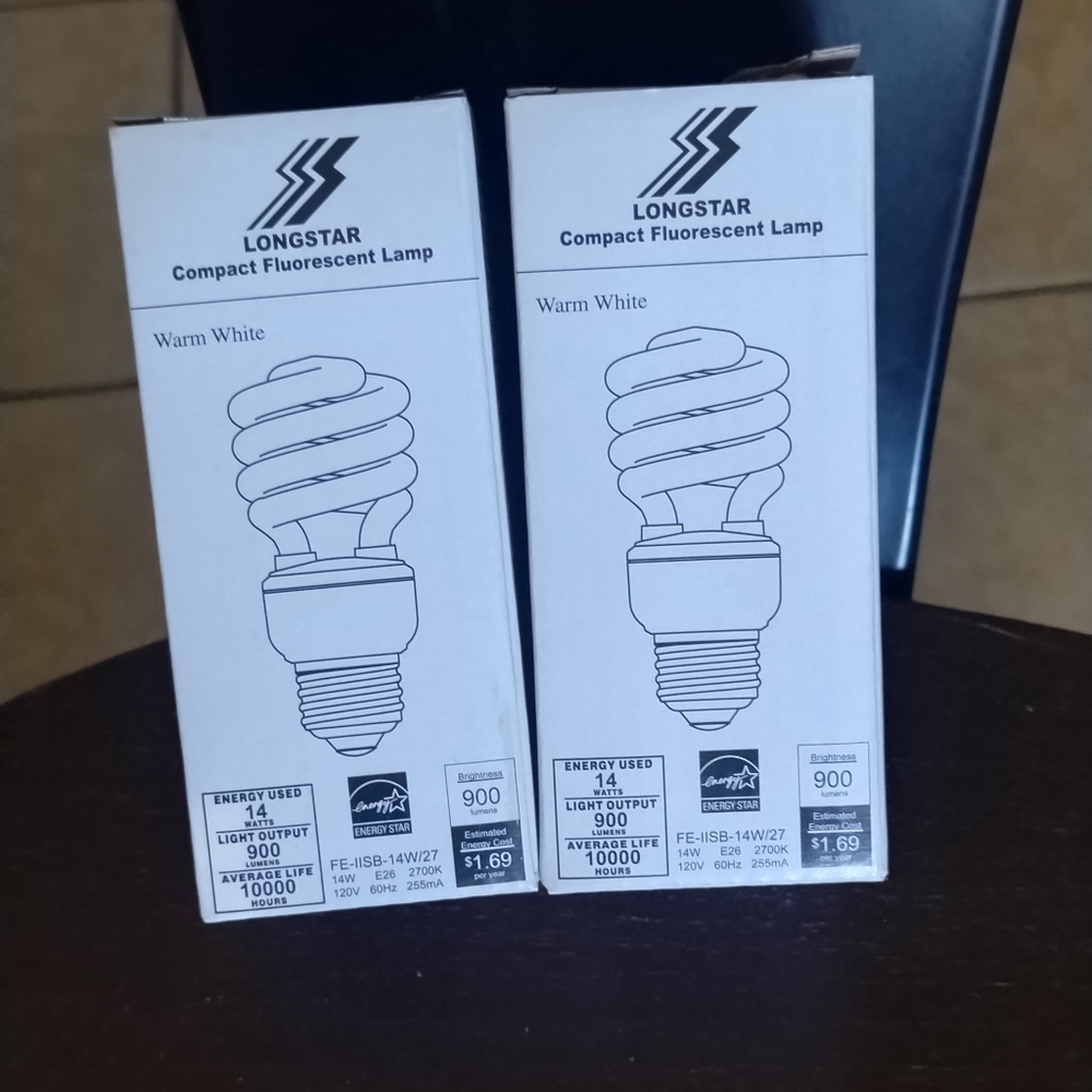 Longstar FE-ISM-26W/27 Compact Fluorescent Lamps 2-PACK